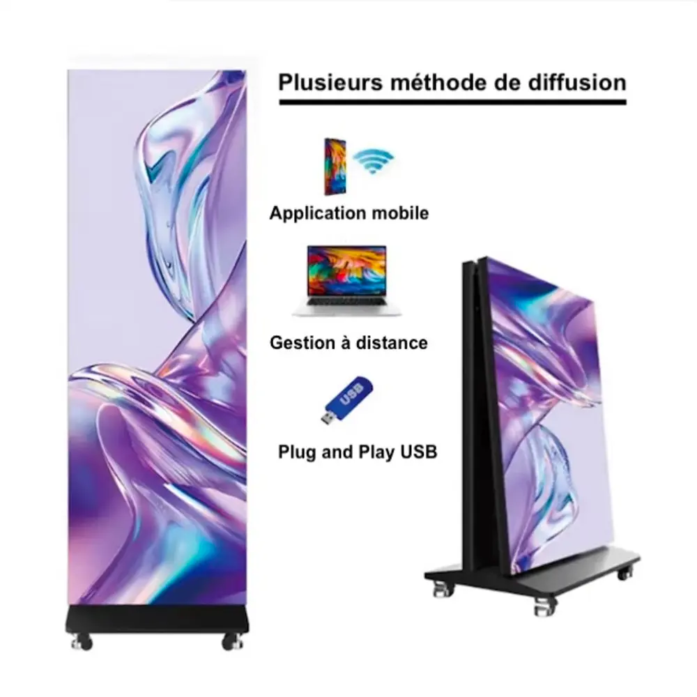 Totem LED au Maroc – offre occasion maroc - Totem LED publicitaire au Maroc